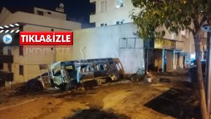Çayırova'da hurda araçlar çayır çayır yandı