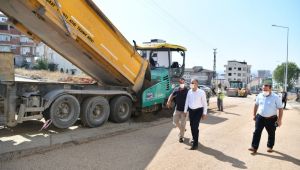 Çiftçi, çalışmaları yerinde inceledi