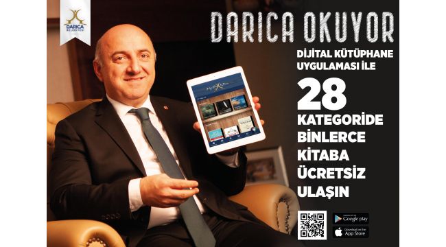 Darıca Belediyesi 30 bin kitabı dijital ortama sığdırdı