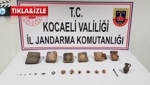 Dilovası'nda 3 milyon TL'lik tarihi eser kaçakçılığı
