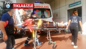 Ehliyet için üzerine çıktığı motosikletle demir korkuluklara girdi