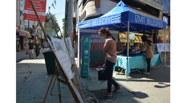 Fethiye Caddesi’nin yenilenme projesi halka bırakıldı