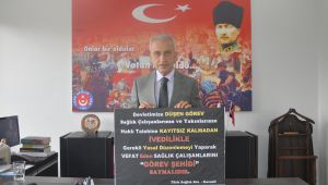 Görevleri başında ölen sağlık personeli de şehit sayılmalıdır