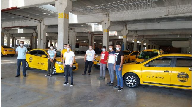 İzmit’te 5 bin 987 taksi dezenfekte edildi