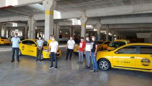 İzmit’te 5 bin 987 taksi dezenfekte edildi