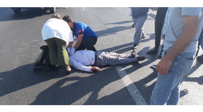 Halk otobüsünün çarptığı şahıs hayatını kaybetti