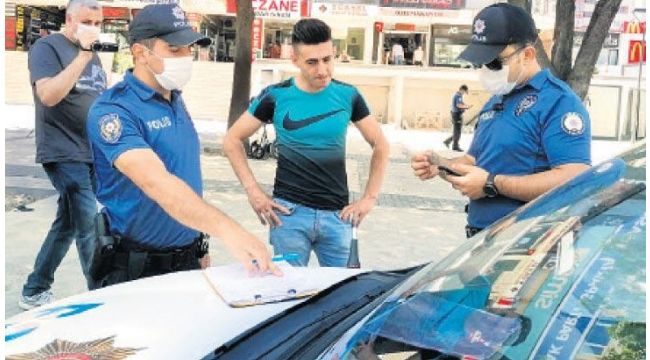 Kocaeli’de maske takmayanlara ceza yağdı