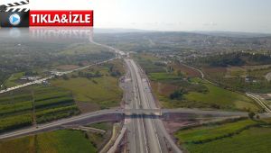 Kuzey Marmara Otoyolu havadan görüntülendi