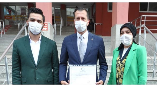 Merdan, mazbatasını aldı