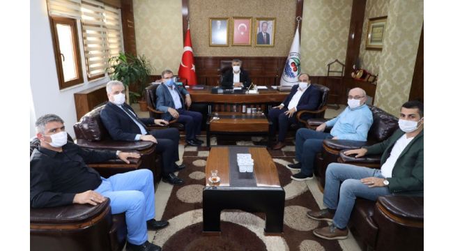 Milletvekili Şeker ve Yıldırım’dan Başkan Şayir’e ziyaret