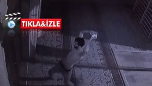 Şizofren hastası adam camiyi darmadağın etti