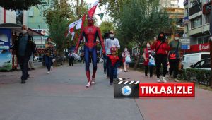 Örümcek Adam Kocaeli sokaklarında