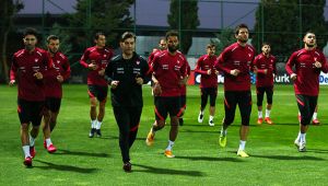 A Milliler, Sırbistan maçı hazırlıklarına başladı