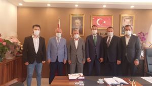 Aygün ve Merdan'dan ilçe başkanlarına ziyaret