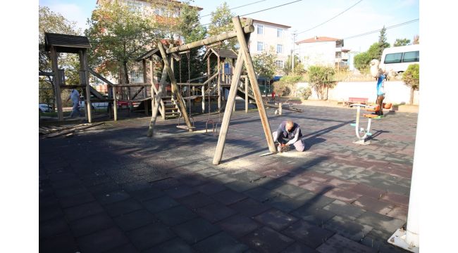 Çayırova’da parklar yenileniyor