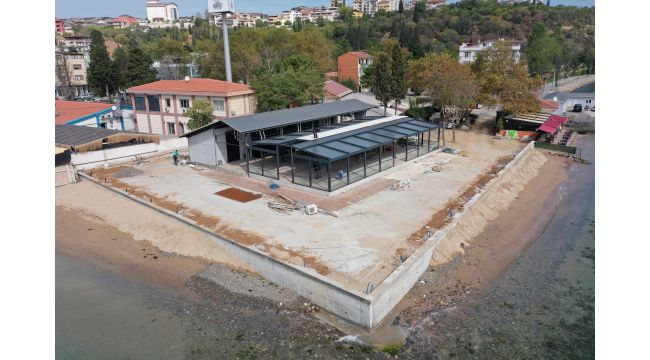 Darıca’daki yeni restoran sahil parkına yakışacak