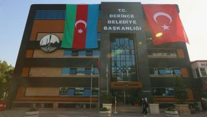 Derince'den Azerbaycan'a bayraklı destek