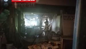 Gebze'de mobilya atölyesi küle döndü