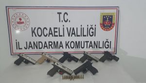 Gebze'de silah kaçakçılarına operasyon