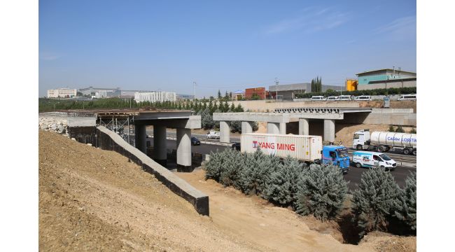 Gebze'de trafiği azaltacak proje hızla ilerliyor