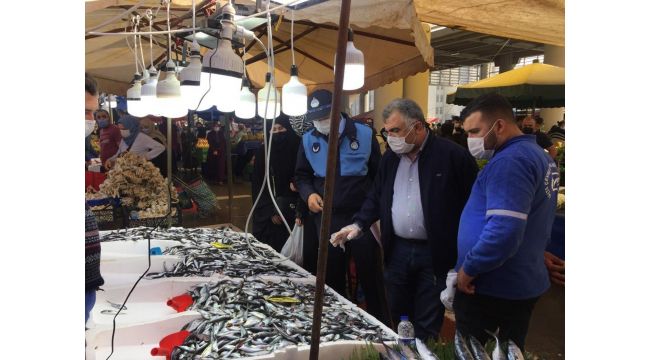 Gebze Zabıtası balıkçıları denetledi
