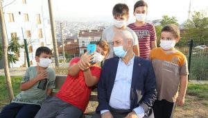 Gebzeli çocuklar Başkan Amcaları ile vakit geçirdi