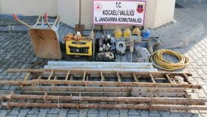 Kaçak define avcıları Dilovası’nda suçüstü yakalandı