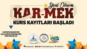 Kartepe'de KAR-MEK kayıtları başladı