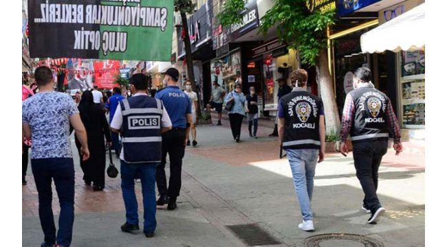 Kocaeli’de 269 kişiye korona cezası