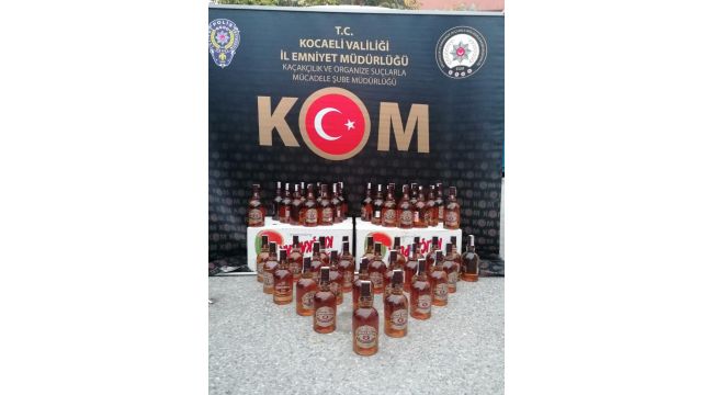 Kocaeli'de sahte içki operasyonu