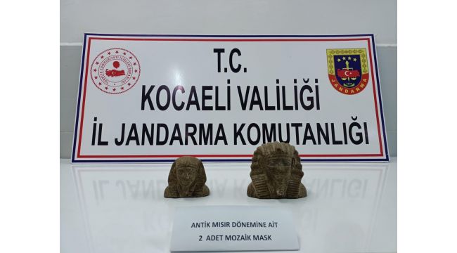 Kocaeli'de tarihi eser operasyonu: 2 gözaltı