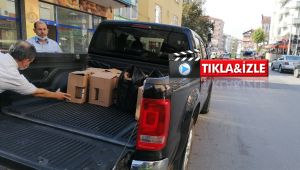 Kocaeli'de yüzlerce şişe sahte içki ele geçirildi