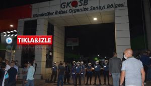 Kömürcüler OSB'yi bastılar, polis barikat kurdu
