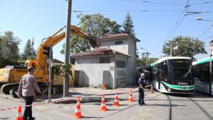 Mehmet Ali Paşa’daki tehlike oluşturan trafo yıkıldı