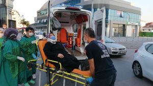 Motosikletin çarptığı vatandaş yaralandı