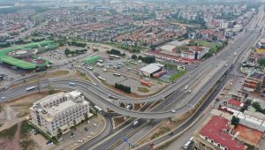 Otogar Köprülü Kavşağı yeşillendiriliyor