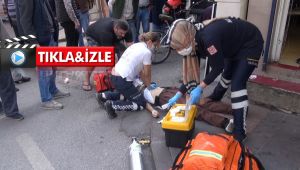 Sokak ortasında kalbi duran şahsı yaşatmak için zamanla yarıştılar