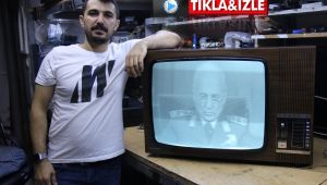Tamir ederek 60 yıllık televizyonu 15 bin TL’ye satılığa çıkardı