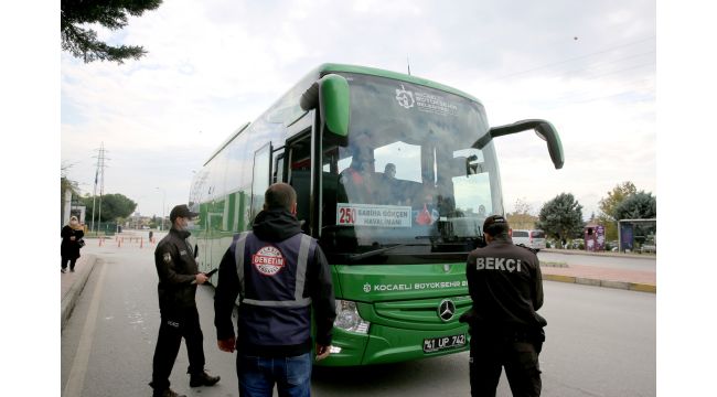 Toplu ulaşım araçlarında Covid-19 denetimi