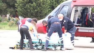 Üzerine benzin dökerek yakan genç Kocaeli’ne getirildi