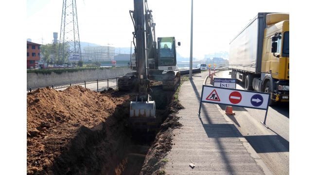 Alt yapı çalışmasında bin metrelik kısım tamamlandı