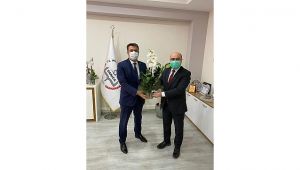İlçe Başkanı Acay'dan Milli Eğitim Müdürü Oğuz'a ziyaret