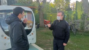 Büyükşehir maske ve sosyal mesafe denetiminde