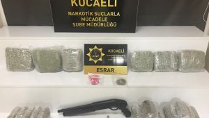 Darıca'da 11 kilo 900 gram esrar ele geçirildi