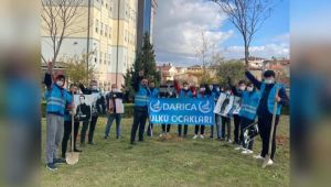 Darıcalı Ülkücüler Türkeş için 103 fidan dikti