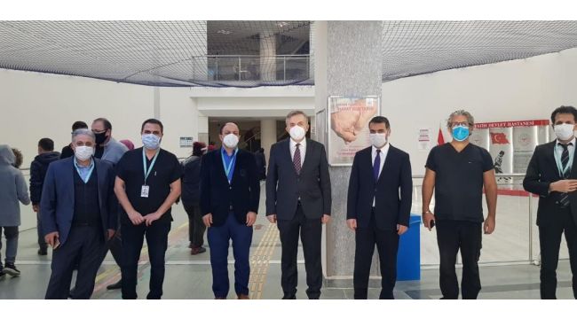 İl Sağlık Müdürü Fatih Devlet'i inceledi