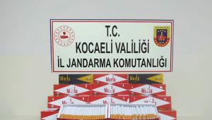Kocaeli’de binlerce kaçak sigara ele geçirildi