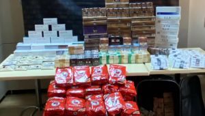 Kocaeli'de çok sayıda kaçak ürün ele geçirildi