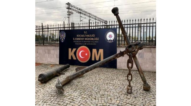 Osmanlı'dan kalma savaş topu hurdacıdan çıktı