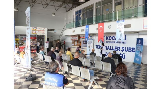 Otobüs terminallerine Covid-19 eğitimi